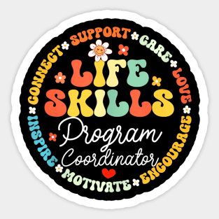 Groovy Life Skills Team Teacher Special Ed Sped Squad Sticker